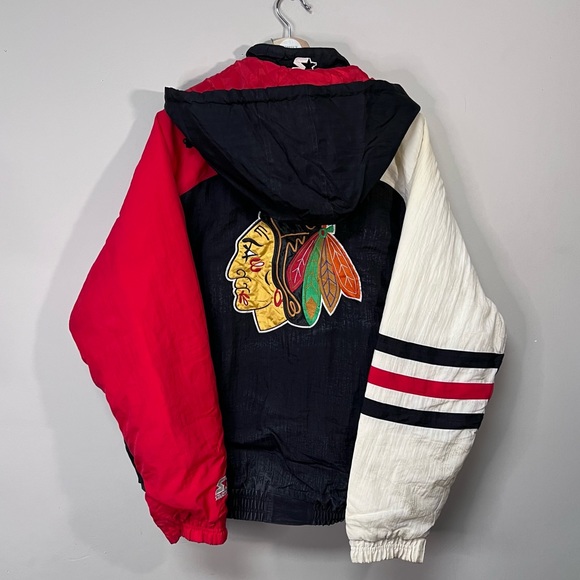 STARTER Other - Vintage 90s Chicago Blackhawks Starter Jacket *flaws*